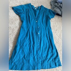 Blue green bcbg dress